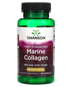 Swanson, Marine Collagen, 400 mg, 60 Capsules