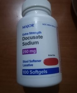 Stool Softener 250mg Major Docusate Sodium 250mg