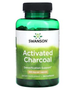 Swanson, Activated Charcoal, 260 mg, 120 Capsules