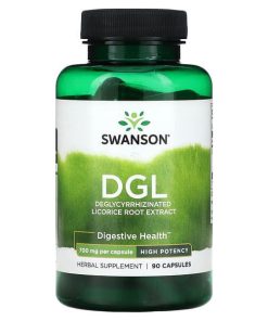 Swanson, DGL, High Potency, 700 mg, 90 Capsules