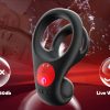Vibrating Lock Cock Rings Delayed Ejaculation 1 Piece - Image 2