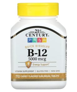 21st Century, Vitamin B12 5000 mcg, 110 Sublingual Tablets