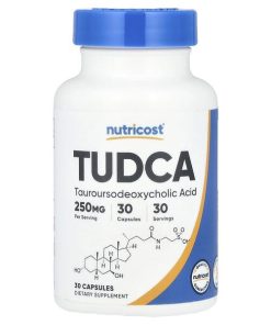 Nutricost, TUDCA, 250 mg, 30 Capsules