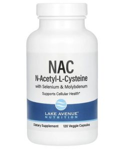 Lake Avenue Nutrition N-Acetyl L-Cysteine NAC 600mg 120 Veg Caps