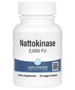 Lake Avenue Nutrition Nattokinase, Proteolytic Enzyme, 2,000 Fus, 30 Veg Caps