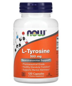 NOW Foods, L-Tyrosine, 500 mg, 120 Capsules