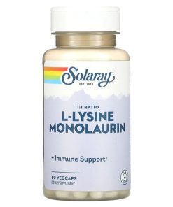 Solaray, L-Lysine Monolaurin 1:1 Ratio, 60 VegCaps