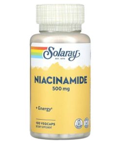Solaray, Niacinamide, 500 mg, 100 VegCaps