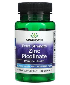 Swanson, Extra Strength Zinc Picolinate, 50 mg, 60 Capsules