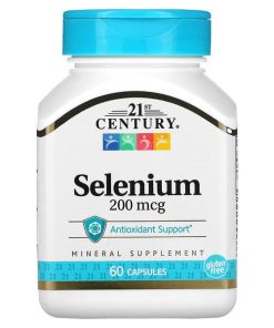 21st Century, Selenium, 200 mcg, 60 Capsules