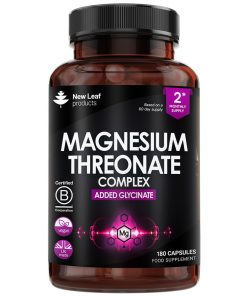New leaf Magnesium Threonate Glycinate Complex Capsules2 Month Supply