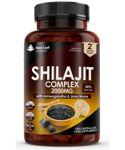 Shilajit Complex With Ashwagandha and Lion's Mane 2 Months