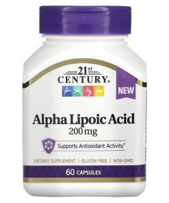 21st Century, Alpha Lipoic Acid, 200 mg, 60 Capsules