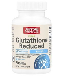 Jarrow Formulas, Vegan Glutathione Reduced, 500 mg, 60 Veggie Caps