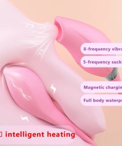 2in1 Vibrating Clitoral Sucking Toy for Women