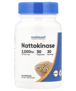Nutricost, Nattokinase, 2,000 Fu, 30 Capsules