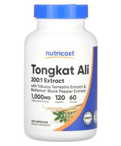 Nutricost, Tongkat Ali, 120 Capsules 2 Months Supply