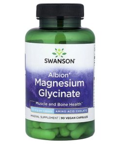 Swanson, Albion, Magnesium Glycinate, 133 Mg, 90 Vegan Caps