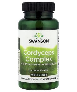 Cordyceps Complex With Reishi And Shiitake Mushrooms, 60 Veg caps