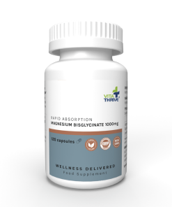 Rapid Absorption Magnesium Bisglycinate 1,000mg – 120 Caps