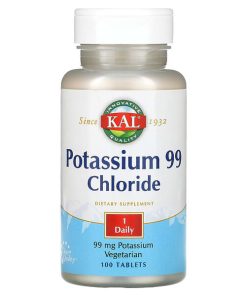 KAL, Potassium 99 Chloride, 99 mg, 100 Tablets