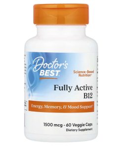 Doctor's Best, Fully Active B12, 1,500 mcg, 60 Veggie Caps