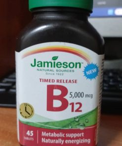 Jamieson B12 5000 mcg METHYLCOBALAMIN, 45 tablets