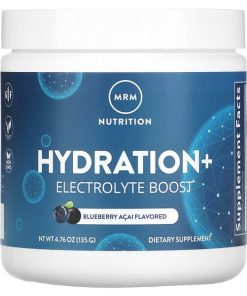 MRM Nutrition, Hydration+ Electrolyte Boost, Blueberry Acai, 4.76 oz (135 g)