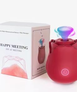 Rose Shaped Vaginal Sucking Vibrator  Nipple Suction Cup Oral Sex Licking Clitoral  Stimulator Women's Intimate Objects Sex Toys