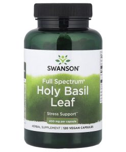 Swanson, Full Spectrum® Holy Basil Leaf, 400 mg, 120 Vegan Capsules