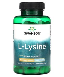 Swanson, L-Lysine, 500 mg, 100 Capsules