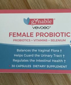Gynable Vaginal Probiotics for Women,Female Probiotic for pH Balance with Lactobacillus 5 Billion CFU Probiotics Blend,Selenium-Vitamin D3,Promote Healthy Vaginal Odor & Vaginal Flora,30 Count