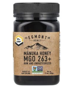 Manuka Honey, Raw and Unpasteurized, Umf 10+, Mgo 263+, 500g