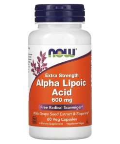 Now Foods, Alpha Lipoic Acid, Extra Strength, 600 Mg, 60 Cap