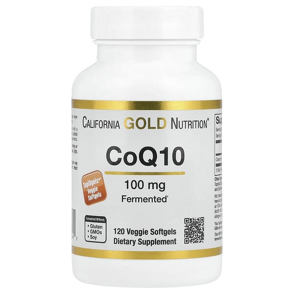 California Gold Nutrition, Coq10, 200 Mg, 120 Veggie Softgels