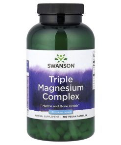 Swanson, Triple Magnesium Complex, 400 Mg, 300 Vegan Capsules