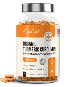 Vitabright Turmeric Capsules With Black Pepper Ginger 4 Months Supply