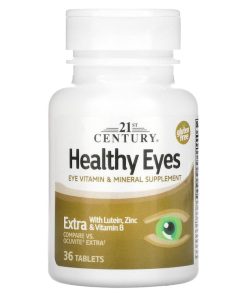 21st Century, Healthy Eyes, Extra With Lutein, Zinc & Vitamin B, 36 Tablets