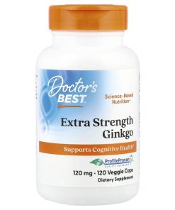 Doctor's Best, Ginkgo, 120 mg, 120 Veggie Caps