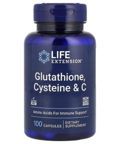 Life Extension, Glutathione, Cysteine & C, 100 Capsules
