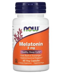 NOW Foods, Melatonin, 3 mg, 60 Veg Capsules