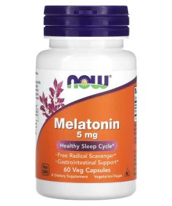 NOW Foods, Melatonin, 5 mg, 60 Veg Capsules