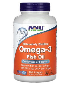 NOW Foods, Omega-3 Fish Oil, 200 Softgels