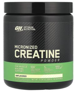 Optimum Nutrition, Micronized Creatine Powder, Unflavored, 300g 60 servings