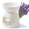 12 10ml variety diffusers with a Ceramic Fragrance Lamp Censer Aroma Diffuser Tea Light Holder Oil Burner Aroma Lamp Candle Holder Aroma Lamp Tea Light Oil Aroma Burner Used for Sleep Aid Relaxation Meditation