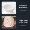 12 10ml variety diffusers with a Ceramic Fragrance Lamp Censer Aroma Diffuser Tea Light Holder Oil Burner Aroma Lamp Candle Holder Aroma Lamp Tea Light Oil Aroma Burner Used for Sleep Aid Relaxation Meditation - Image 2