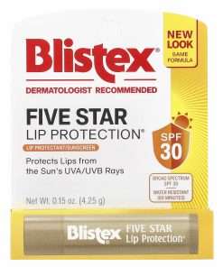 Blistex, Five Star Lip Protection®, Lip Protectant Sunscreen, SPF 30