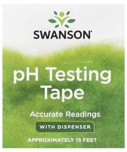 Swanson Vitamins pH Testing Tape with Dispenser, Approximately 15 Feet
