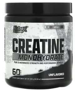 Nutrex Research Creatine Monohydrate, Unflavoured, 300 g 60 servings