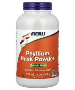 NOW Foods Psyllium Husk Powder, 12 oz (340 g) 38 servings
